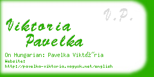 viktoria pavelka business card